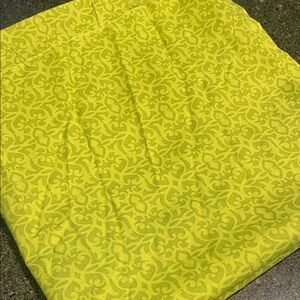 Green Patterned fabric for quilting. Brand new. 2.5 yards x 44”wide.